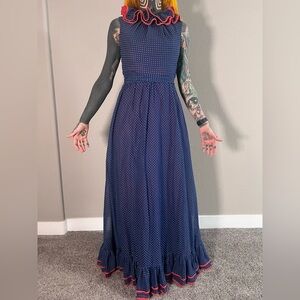 Vintage handmade maxi dress